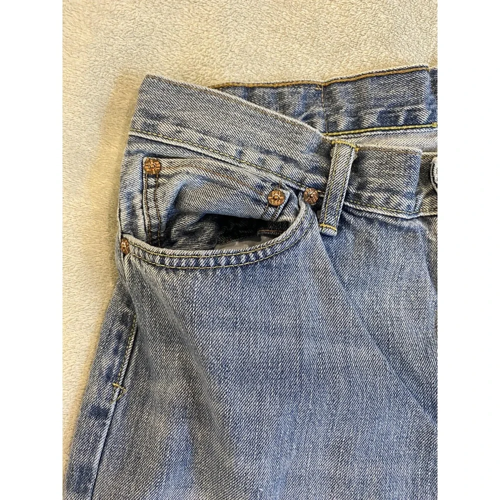 Polo Ralph Lauren Jeans Mens 34x35 867 Classic Straight Light Wash Blue Denim